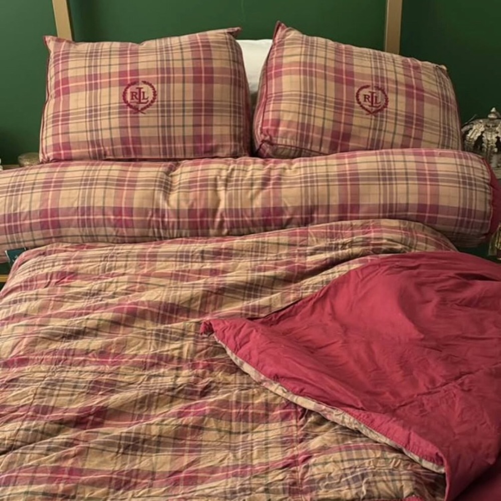 Ralph Lauren Plaid Down Comforter